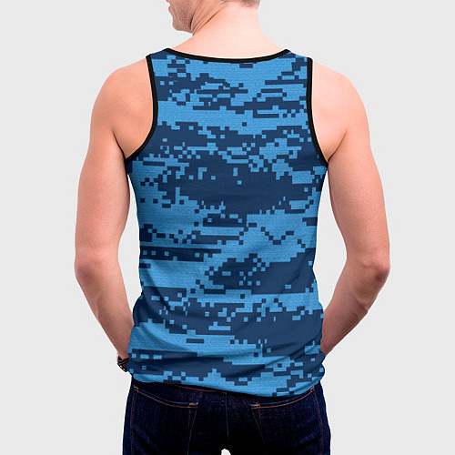 Мужская майка без рукавов ВДВ СССР / 3D-Черный – фото 4