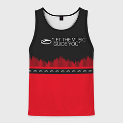 Майка-безрукавка мужская ASOT Let The Music Guide You, цвет: 3D-черный