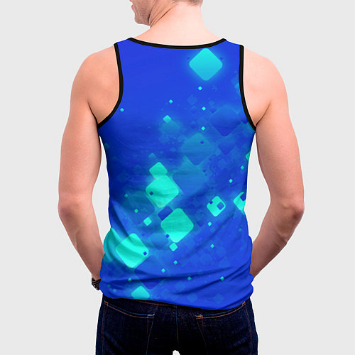 Мужская майка без рукавов ROBLOX / 3D-Черный – фото 4