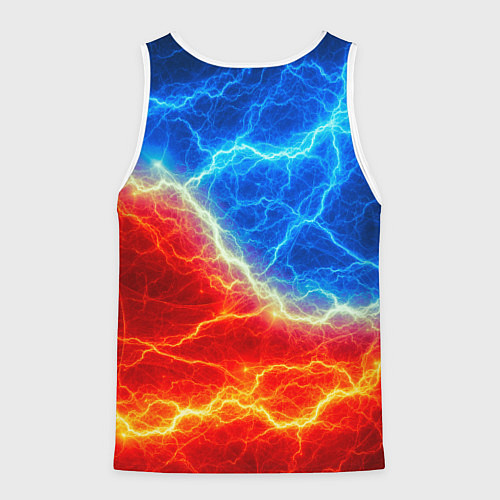 Мужская майка без рукавов ROBLOX / 3D-Белый – фото 2