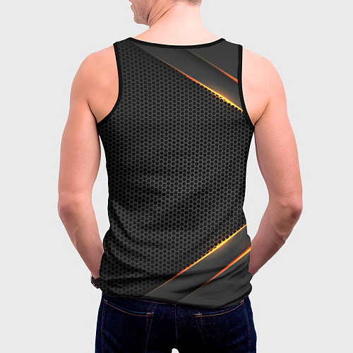 Мужская майка без рукавов PORSCHE / 3D-Черный – фото 4