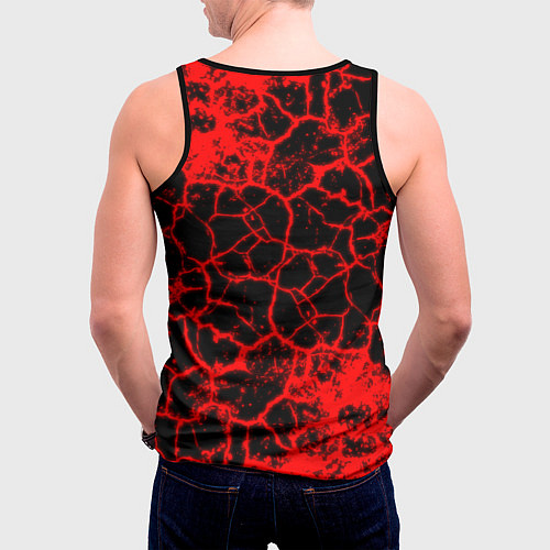 Мужская майка без рукавов CountryHumans / 3D-Черный – фото 4