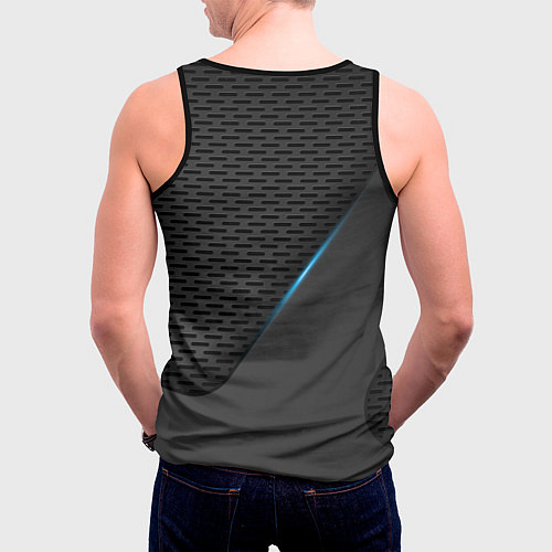 Мужская майка без рукавов Mercedes-AMG / 3D-Черный – фото 4