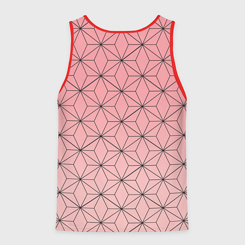 Мужская майка без рукавов NEZUKO KAMADO / 3D-Красный – фото 2