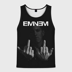 Майка-безрукавка мужская EMINEM, цвет: 3D-черный