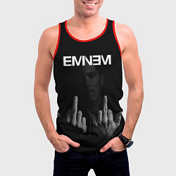 Майка-безрукавка мужская EMINEM, цвет: 3D-красный — фото 2