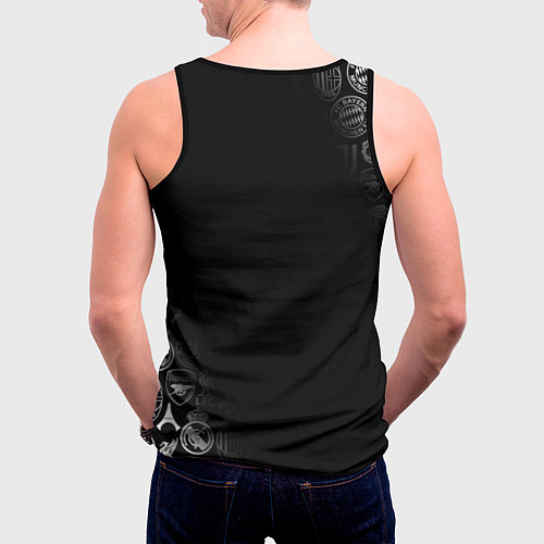 Мужская майка без рукавов JUVENTUS / 3D-Черный – фото 4