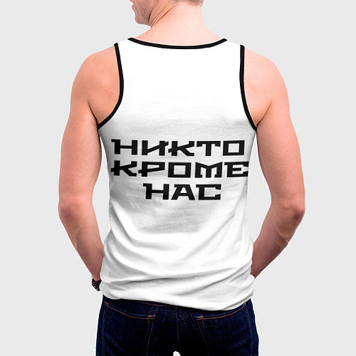 Мужская майка без рукавов ВДВ / 3D-Черный – фото 4