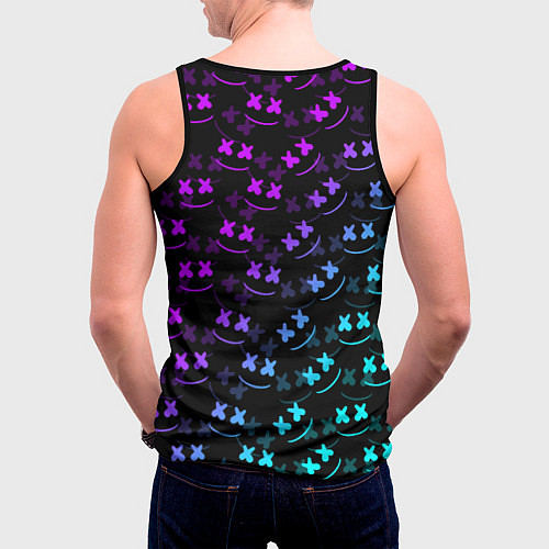 Мужская майка без рукавов FORTNITE X MARSHMELLO / 3D-Черный – фото 4