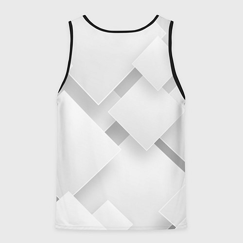 Мужская майка без рукавов Геометрическая Абстракция / 3D-Черный – фото 2