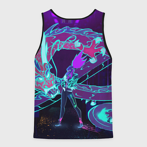 Мужская майка без рукавов Legends of Runeterra / 3D-Черный – фото 2