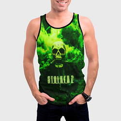 Майка-безрукавка мужская Сталкер, цвет: 3D-черный — фото 2