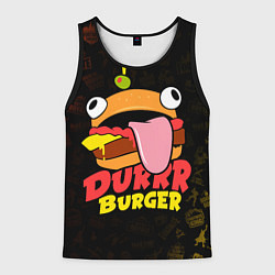 Майка-безрукавка мужская Fortnite Durrr Burger, цвет: 3D-черный