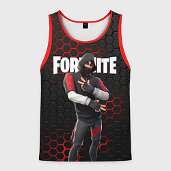 Майка-безрукавка мужская FORTNITE IKONIK, цвет: 3D-красный