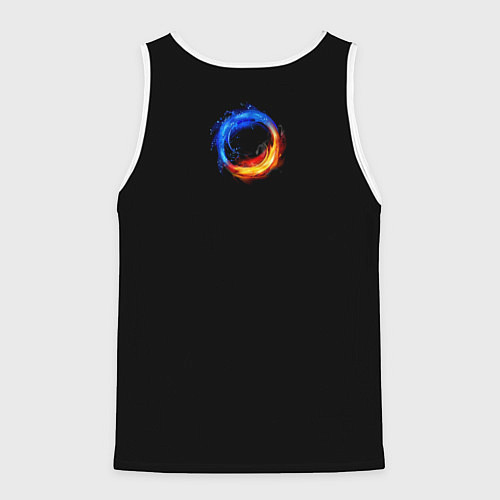 Мужская майка без рукавов ШЕДОУ / 3D-Белый – фото 2