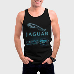 Майка-безрукавка мужская Jaguar, цвет: 3D-черный — фото 2