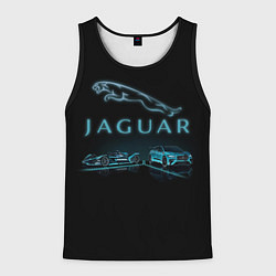 Майка-безрукавка мужская Jaguar, цвет: 3D-черный