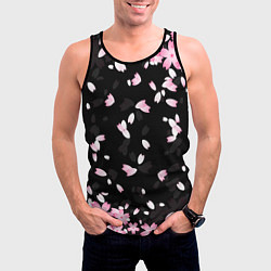 Майка-безрукавка мужская САКУРА, цвет: 3D-черный — фото 2
