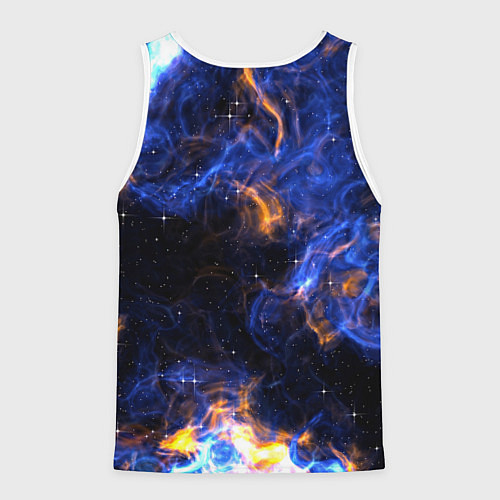 Мужская майка без рукавов Космос / 3D-Белый – фото 2