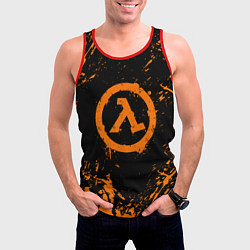 Майка-безрукавка мужская HALF-LIFE, цвет: 3D-красный — фото 2