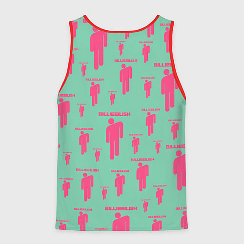 Мужская майка без рукавов Billie Eilish / 3D-Красный – фото 2