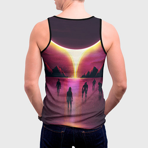 Мужская майка без рукавов BERSERK / 3D-Черный – фото 4