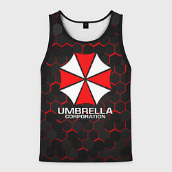 Майка-безрукавка мужская UMBRELLA CORP, цвет: 3D-черный