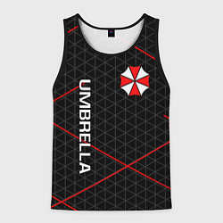 Майка-безрукавка мужская UMBRELLA CORP, цвет: 3D-черный