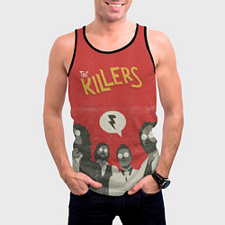 Майка-безрукавка мужская The Killers, цвет: 3D-черный — фото 2