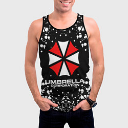 Майка-безрукавка мужская Umbrella Corporation, цвет: 3D-черный — фото 2