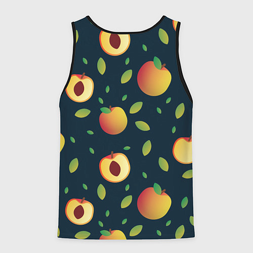 Мужская майка без рукавов Фруктовый арт / 3D-Черный – фото 2