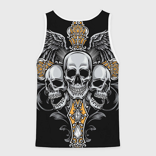 Мужская майка без рукавов Megadeth / 3D-Белый – фото 2