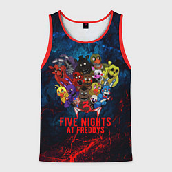 Майка-безрукавка мужская Five Nights At Freddys, цвет: 3D-красный