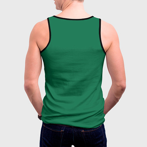 Мужская майка без рукавов Пограничные Войска КГБ СССР / 3D-Черный – фото 4