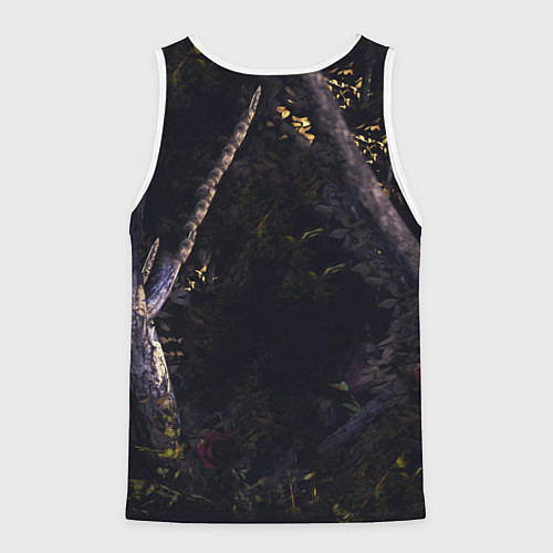Мужская майка без рукавов Dead by Daylight / 3D-Белый – фото 2