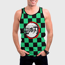 Майка-безрукавка мужская KIMETSU NO YAIBA, цвет: 3D-черный — фото 2