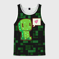 Мужская майка без рукавов Minecraft Creeper