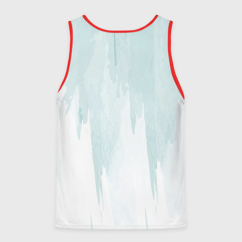 Мужская майка без рукавов Арт абстракция / 3D-Красный – фото 2