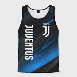 Майка-безрукавка мужская JUVENTUS, цвет: 3D-черный
