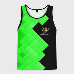 Майка-безрукавка мужская MINECRAFT, цвет: 3D-черный