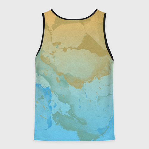 Мужская майка без рукавов Hayao Miyazaki / 3D-Черный – фото 2