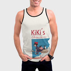 Майка-безрукавка мужская Kiki’s Delivery Service, цвет: 3D-черный — фото 2