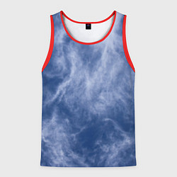 Майка-безрукавка мужская Облака в небе, цвет: 3D-красный