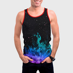 Майка-безрукавка мужская Перламутровый огонь, цвет: 3D-красный — фото 2