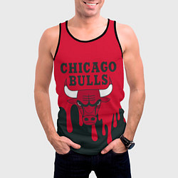 Майка-безрукавка мужская Chicago Bulls, цвет: 3D-черный — фото 2