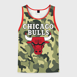 Майка-безрукавка мужская CHICAGO BULLS, цвет: 3D-красный