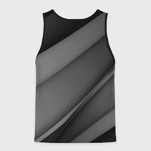 Мужская майка без рукавов RENAULT / 3D-Черный – фото 2