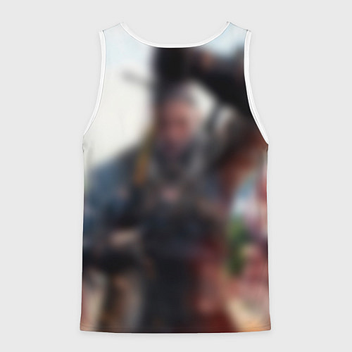 Мужская майка без рукавов The Witcher / 3D-Белый – фото 2