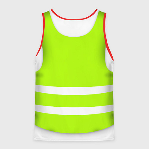 Мужская майка без рукавов Работник года Номер один / 3D-Красный – фото 2