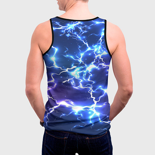 Мужская майка без рукавов FORTNITE x MARSHMELLO / 3D-Черный – фото 4